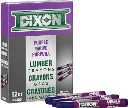 [49300 DXT] Lumber Crayon Purple 12ct