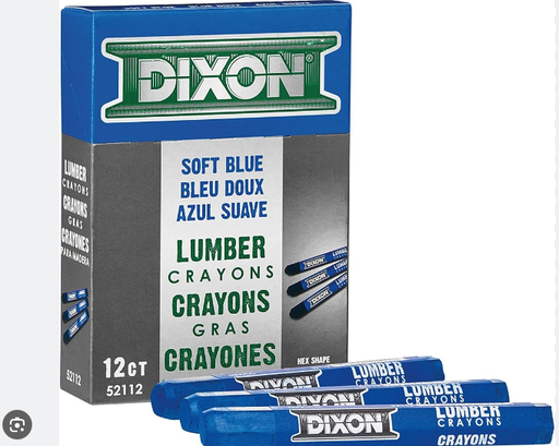 [52112 DXT] Lumber Crayon Soft Blue 12ct