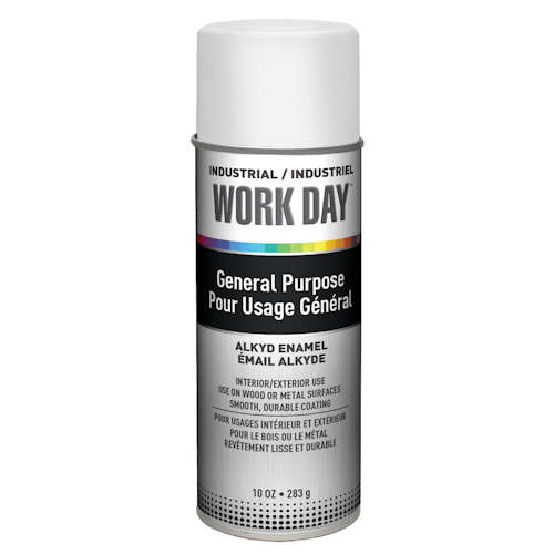 [4401 WKD] Spray Paint - Work Day - White