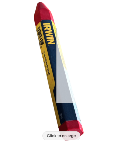 [66401 IRW] Lumber Crayon RED Each