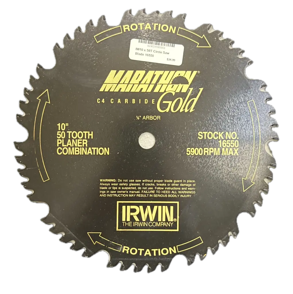 [16550] IW 10" x 50T Circle Saw Blade