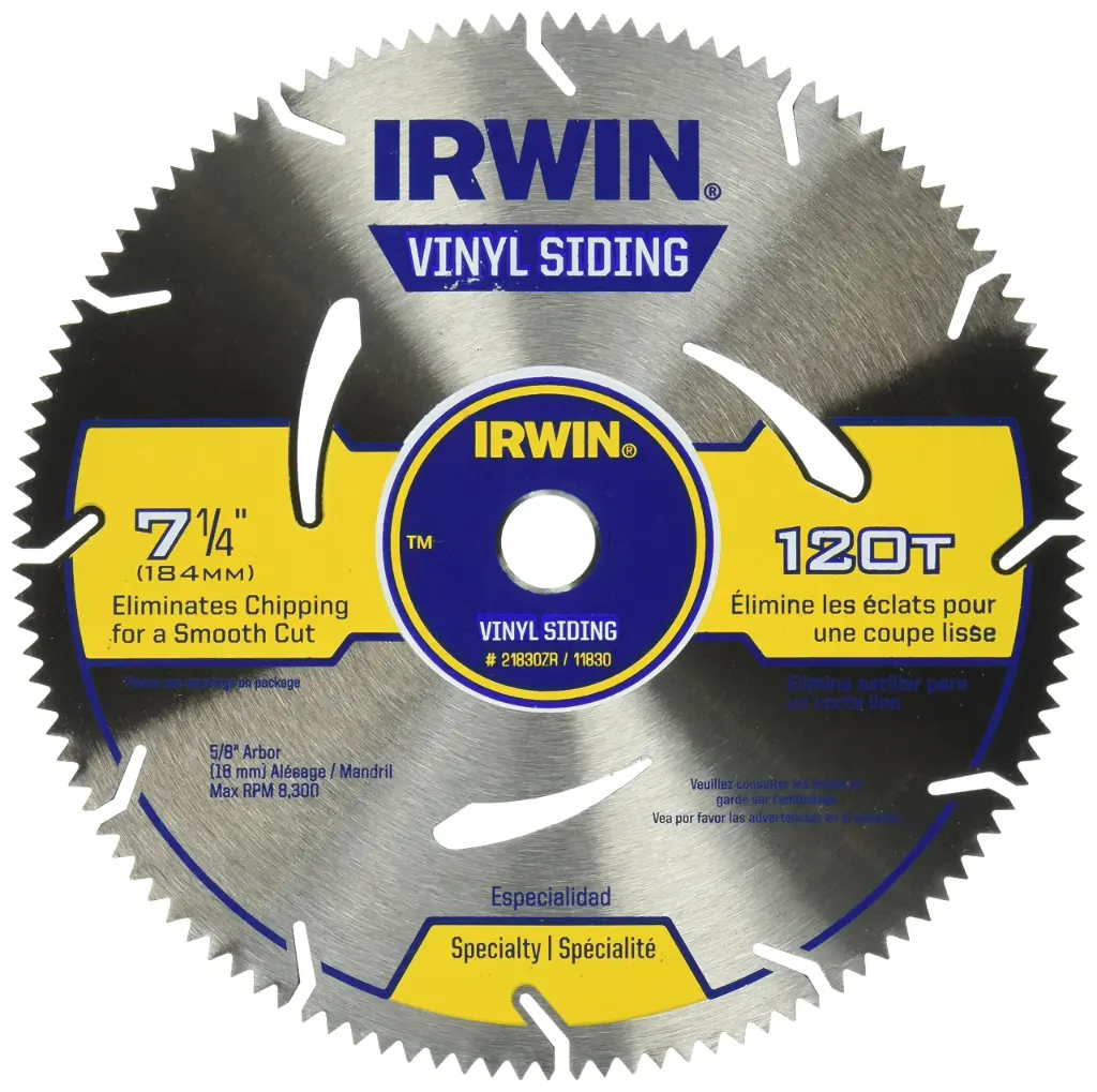[21830 IRW] IRWIN 7.25 x 120T Circ. Saw