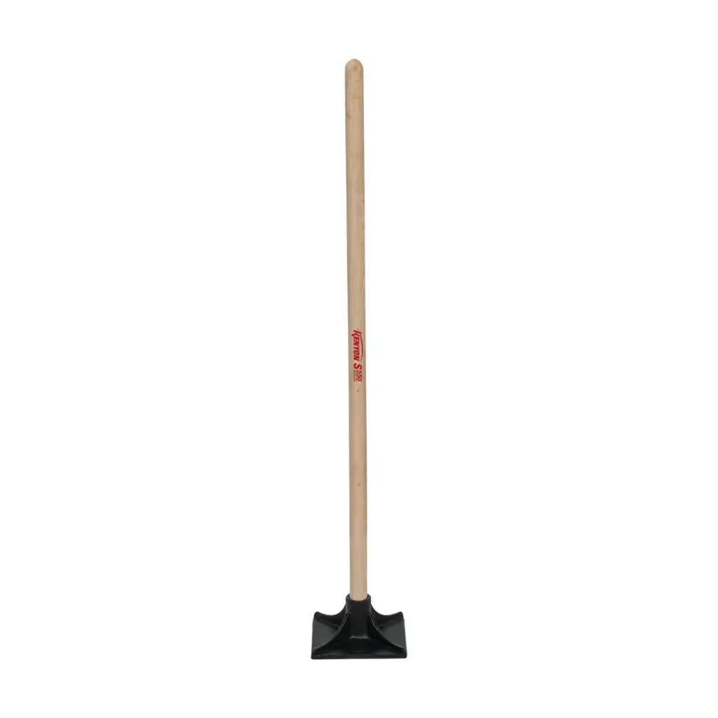 [85088 SYM] 8" x 8" Tamper, Cast Iron Head, 44" Hardwood Handle