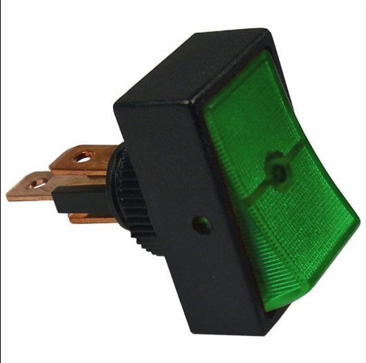 [5519PT PCO] Jumbo Green Rocker 1CT