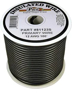 12 GA Blk Prmry Wire 16CT