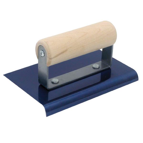 [13982] Blue Steel Hand Edger 3/8" Radius 6x6 Wood Grip