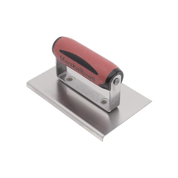 SS Straight End 3/8" Radius Hand Edger 6x4-1/2