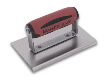 [14229] SS Straight End 1/2" Radius Hand Edger 6x4-3/8