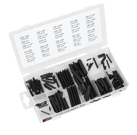 120pc Roll Pin Assortment