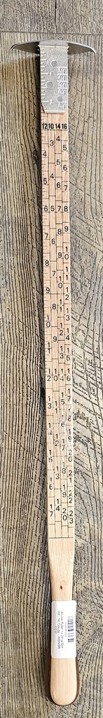 4 Line 24" Straight Head Lumber Ruler 