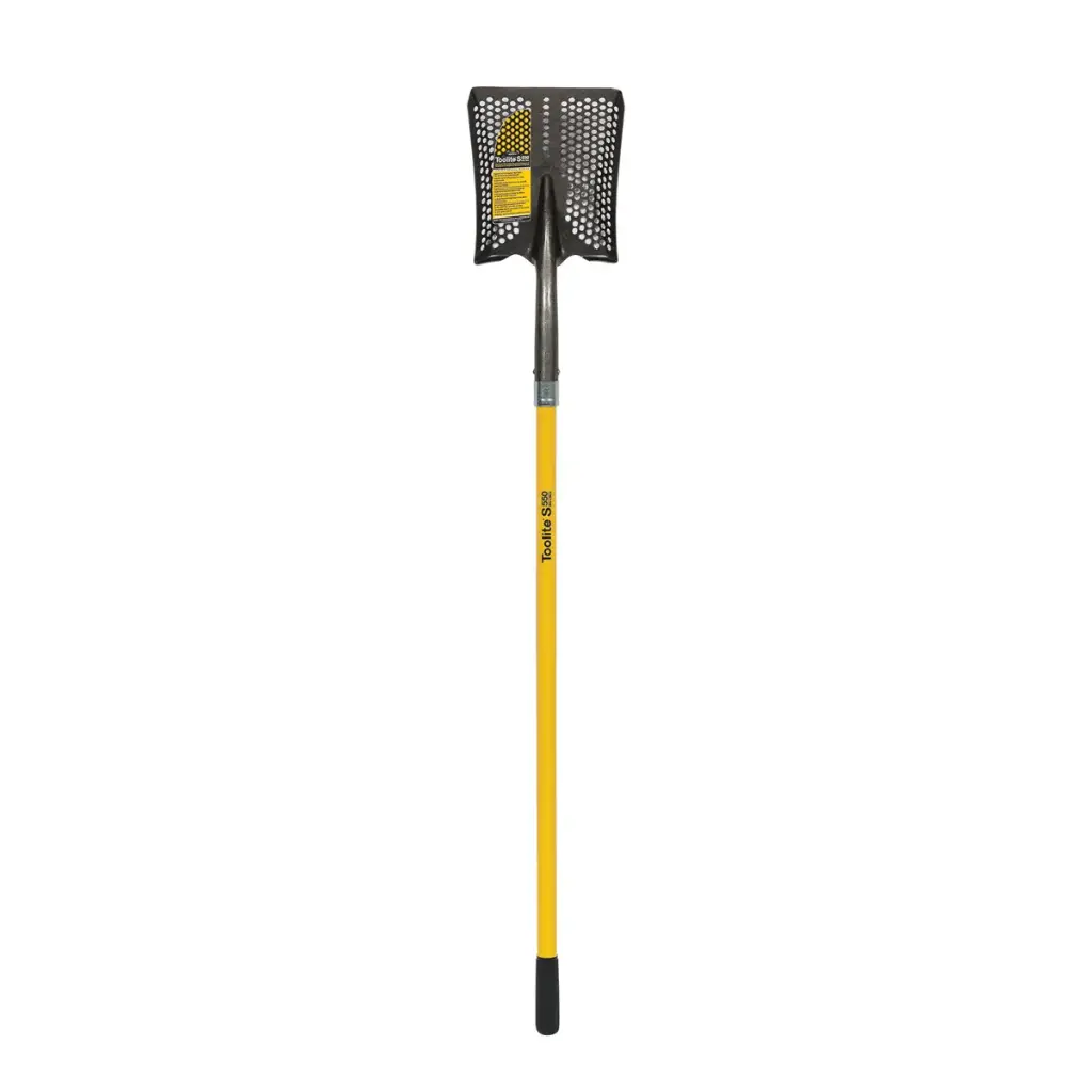 [49502 SYM] Toolite #2 Square Point Shovel, 48" Yellow Fiberglass Handle