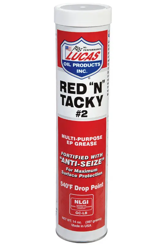 [10005] Lucas Oil Products Red "N" Tacky Red Lithium Grease 14 oz