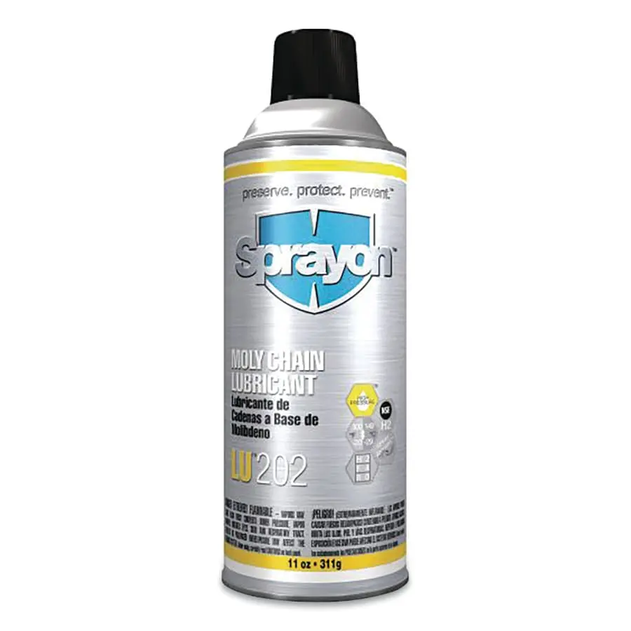 [LU202 SPO]  Moly Chain Lubricant, 11 oz, Aerosol Can
