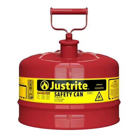 2.5 Gal. Steel Safety Can for Flammables
