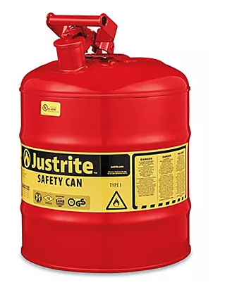 [7150100] 5 Gal. Steel Safety Can for Flammables