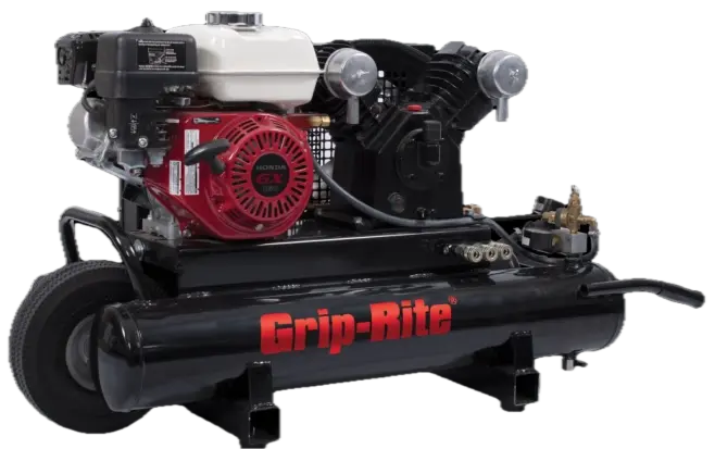 [GR55G10X GRT] Air Compressor Gas 5.5HP 9Gal