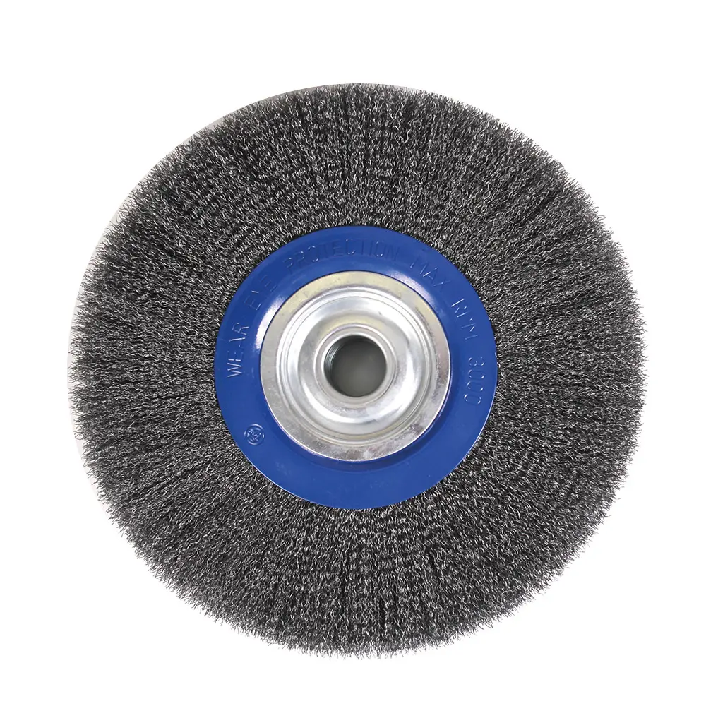 [183020 MRA] MRA Crimped Wire Wheel for Bench Grinder 8"x 3/4" x 1/2"-.014