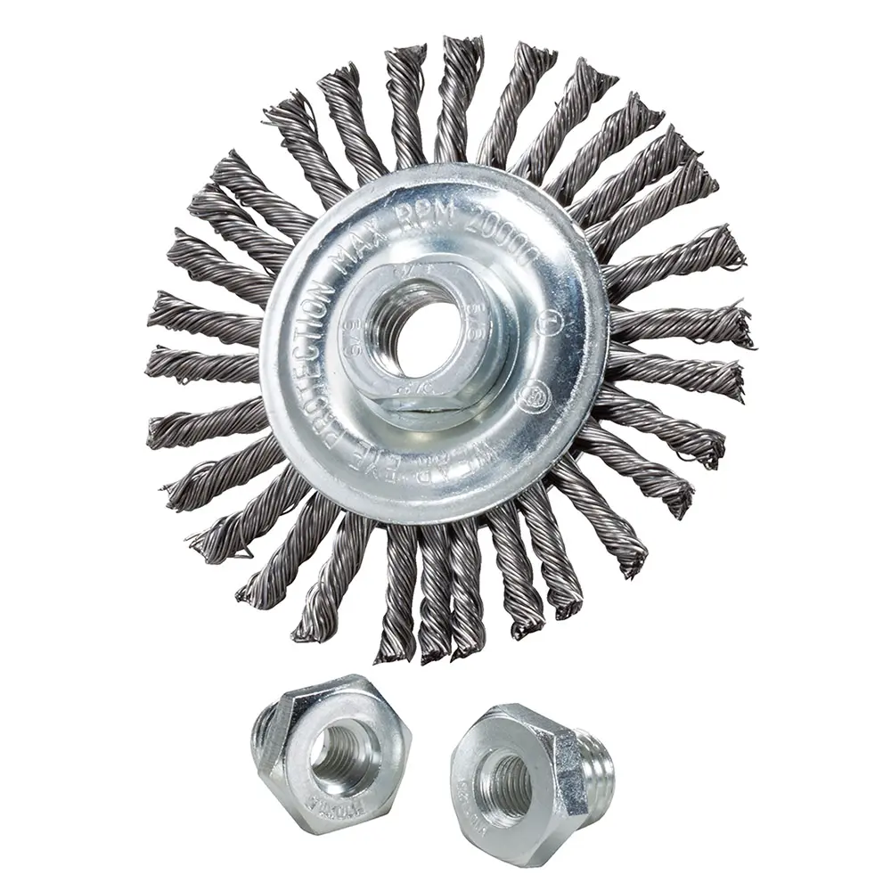 [186010 MRA] MRA Stringer Bead Wire Wheel 4"x3/16"x5/8"-11-.020