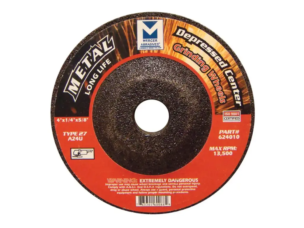 [624010 MRA] MRA 4"x1/4"x5/8" Metal Grinding Wheel ExtraLife