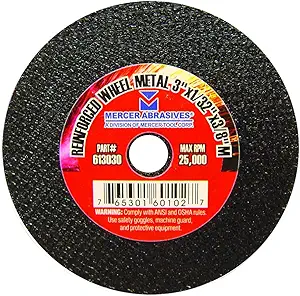 [613030 MRA] 3" Metal High Speed Cut-Off Wheels