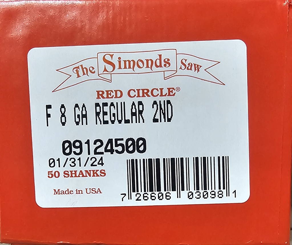F8 2nd Saw Rings Simonds