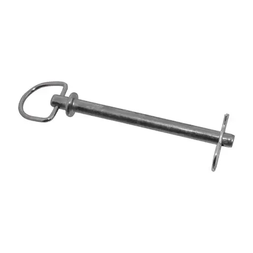 [PPWC] 5/8" Pull Pin w/ Retainer Clip, 3-3/8" Long, Zinc 