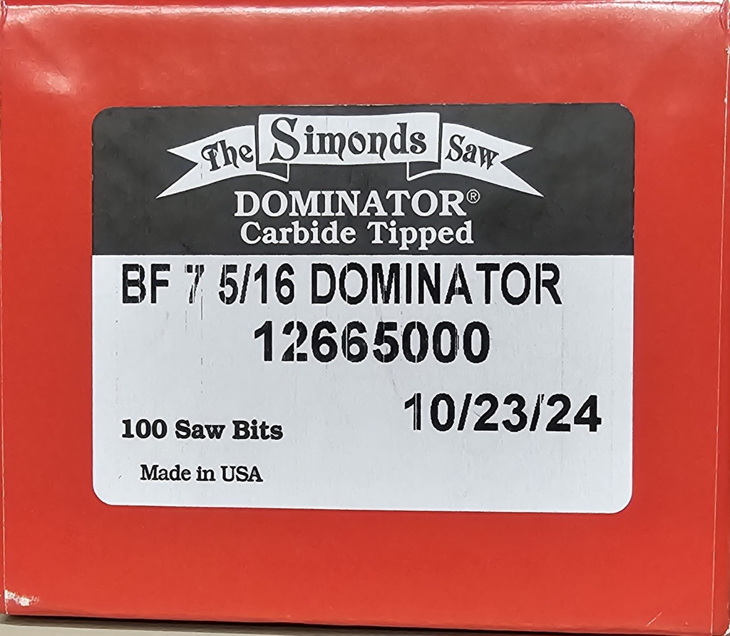 BF 7 5/16 Carbide Teeth Simonds