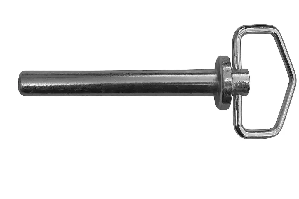 [PP54] 5/8" Pull Pin w/ Retainer Clip, 4" Long, Zinc
