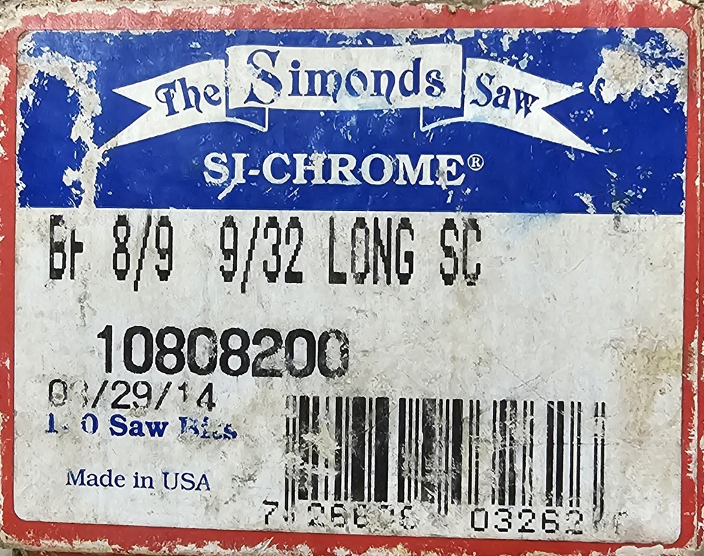 BF 8/9 9/32 REG Long SC Simonds