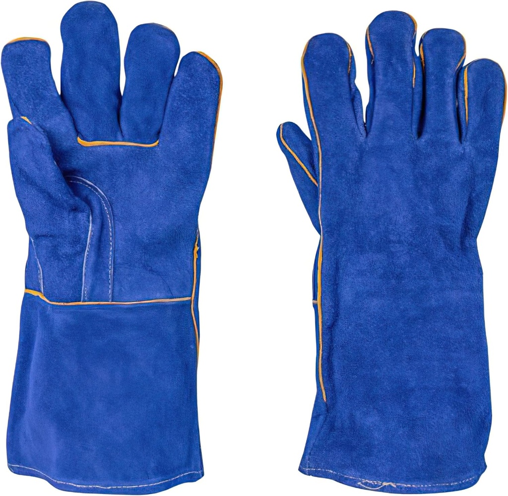 Blue Welder Gloves 