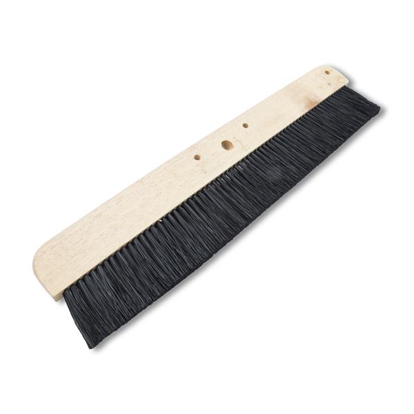 [16420] Wood Backed Polypropylene Concrete Broom 24" 