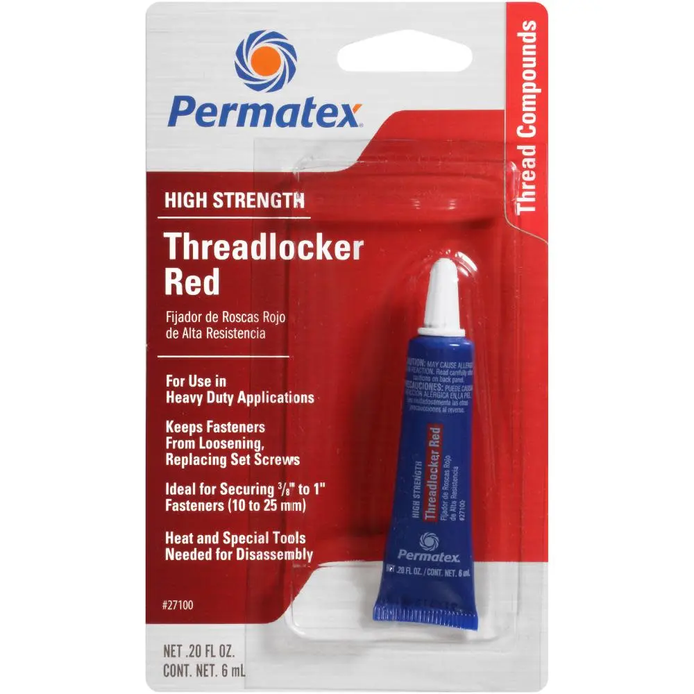 [27100] Permatex High Strength Threadlocker Liquid 0.2 oz