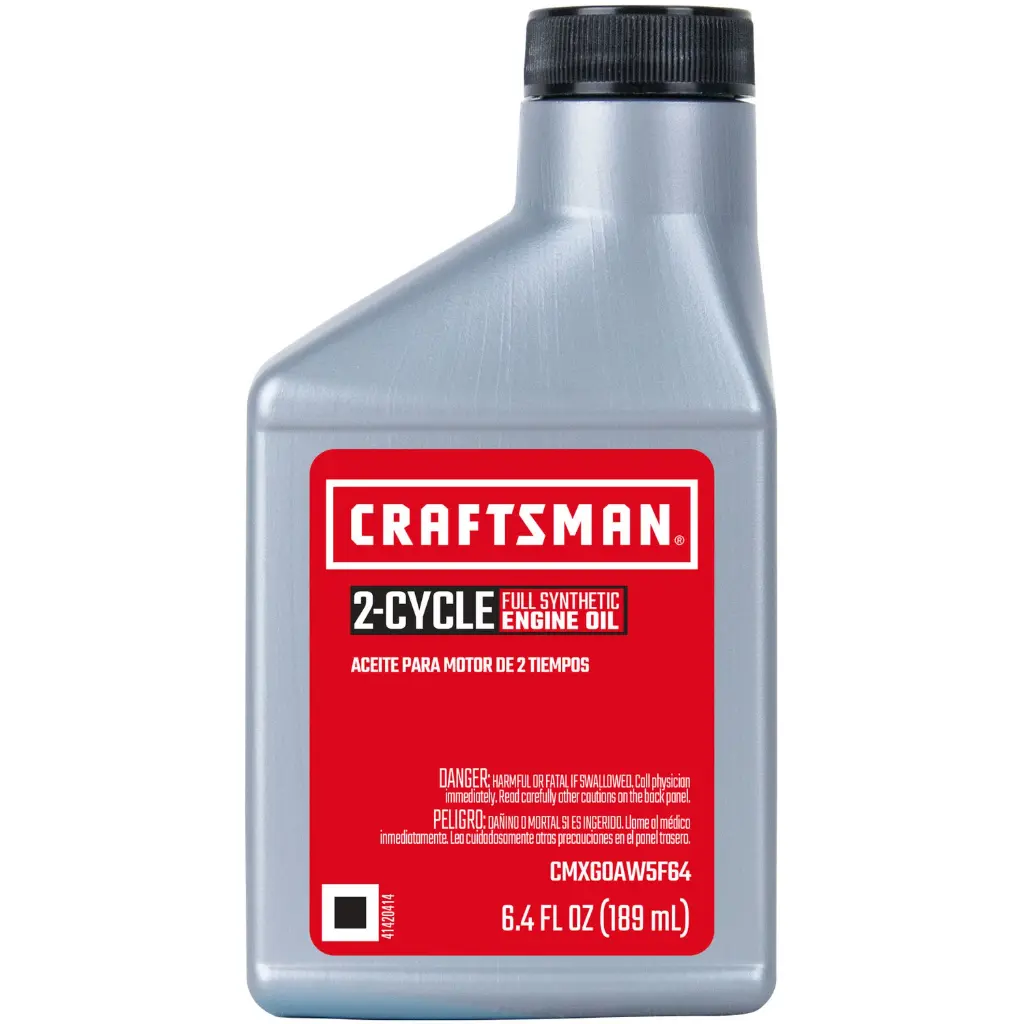 2-Cycle Synthetic Engine Oil 6.4oz. For Lawn Mowers, Trimmers, And Chainsaws