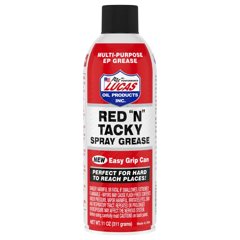 [11025] Lucas Oil Products Red "N" Tacky Multi-Purpose Spray Grease 11oz