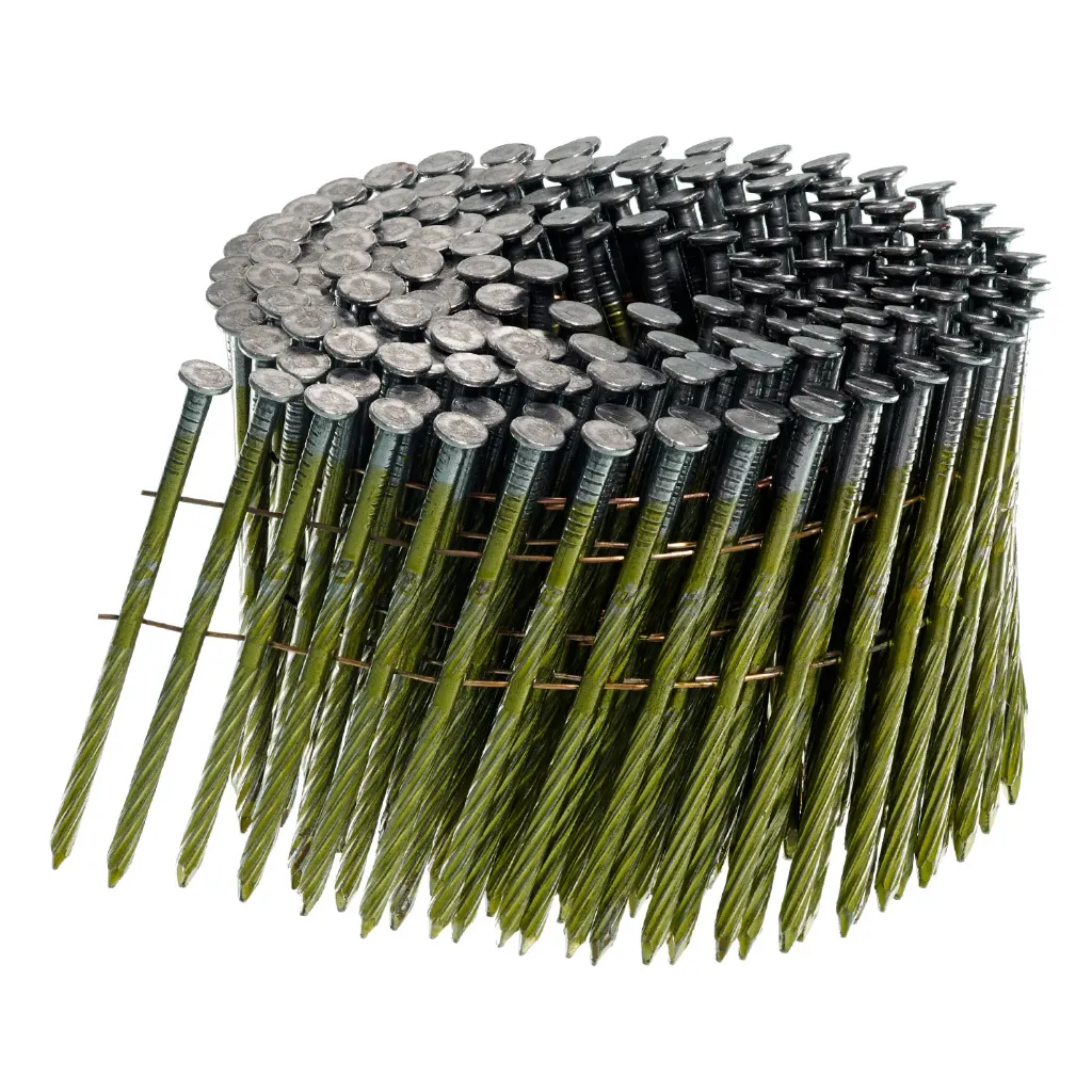 [CN4DS086BD] 15° Coil Nails (1-1/2", .086, Screw, 14,000)