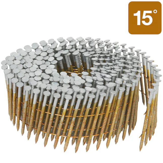 [CN5DR086BDHG] 15° HDG Coil Nails (1-3/4", .086, Ring, 14,000)