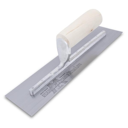 [13206] Finishing Trowel 12" x 4" Wood Grip