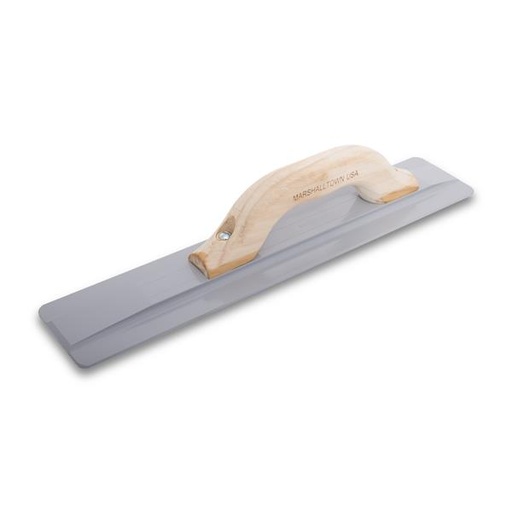 [14604] Beveled End Magnesium Hand Float 16" Wood Grip